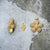 Group of Vintage Gold-Washed Granulated Amulets - Rita Okrent Collection (P959)