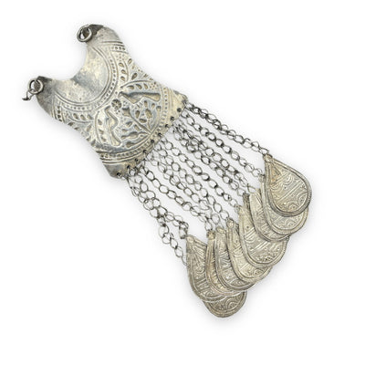 Silver Peacock Pendant from Near the Red Sea - Rita Okrent Collection (P709)