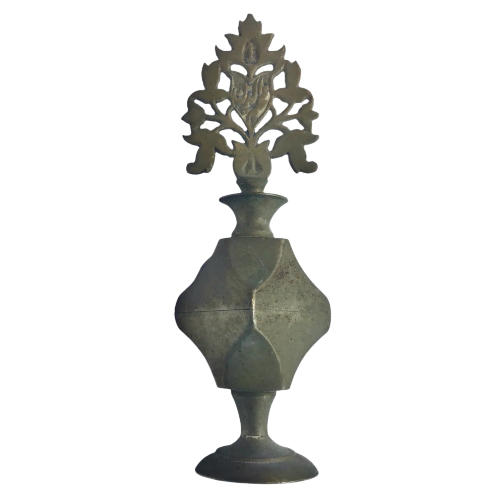 Vintage Brass Kohl Container, Egypt - Rita Okrent Collection (AA562)