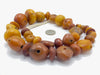 Vintage Phenolic Resin Bead Strand, Mixed Diamond and Round Beads - Rita Okrent Collection (AT0706b)