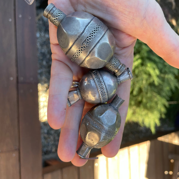 Antique Silver Beads from India