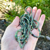 50 Inch Long Strand of Mainly Green Mixed Shape Ancient Glass Nila Beads - Rita Okrent Collection (AT1850b)