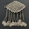 Antique Silver Diamond Shaped Pendant with Dangles - Rita Okrent Collection (P792)