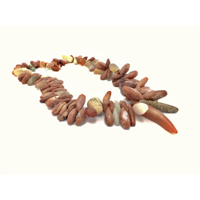 Strand of Antique and Ancient Mixed Stone Hanging Pendants, Mali or Mauritania - Rita Okrent Collection (S478)