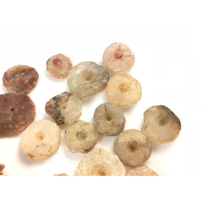 Neolithic Lemon Quartz Citrine Stone Beads from the Sahara, Multiple Sizes - Rita Okrent Collection (S422)