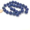Blue Glass Faux Round Lapis Lazuli Beads - Rita Okrent Collection (NP028)