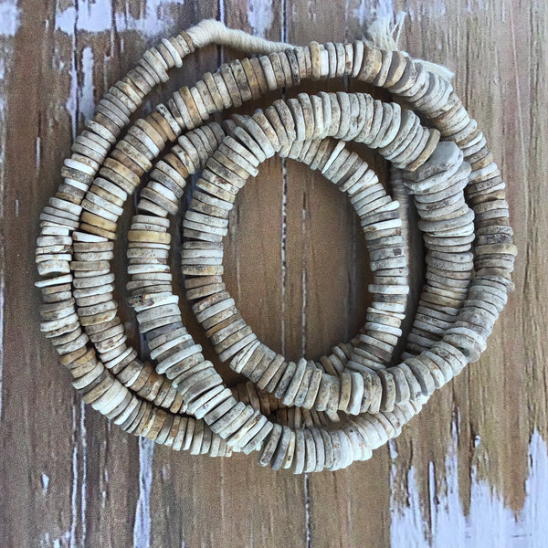 Ostrich Shell Beads - 50 Pieces – Bead Goes On