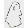 Antique Fluorite Bead Necklace with Vintage Czech Glass Beads 