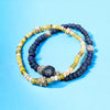 Antique Indo Pacific Glass Beaded Stretch Bracelet in Choice of Colors - Rita Okrent Collection (BR360)