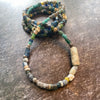 Ancient Glass Small Nila Beads from Mali, Mixed Hues - Strand C - Rita Okrent Collection (AT0649c)