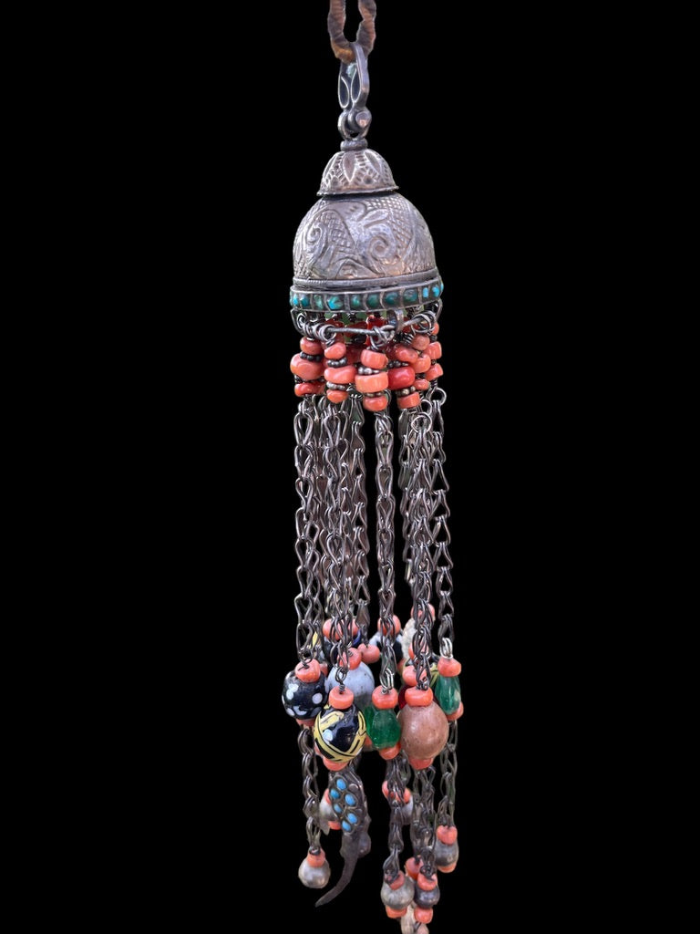 Central Asian Chatelaine Pendant Necklace, Uzbekistan - Rita Okrent Collection (C501)