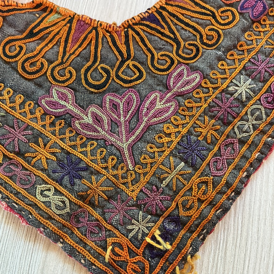 Antique Embroidered Baby Bodice, Afghanistan - Rita Okrent Collection (AA581)