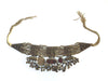 Antique Silver Lazim Necklace from Yemen with Five Hanging Amulets - Rita Okrent Collection (NE609)