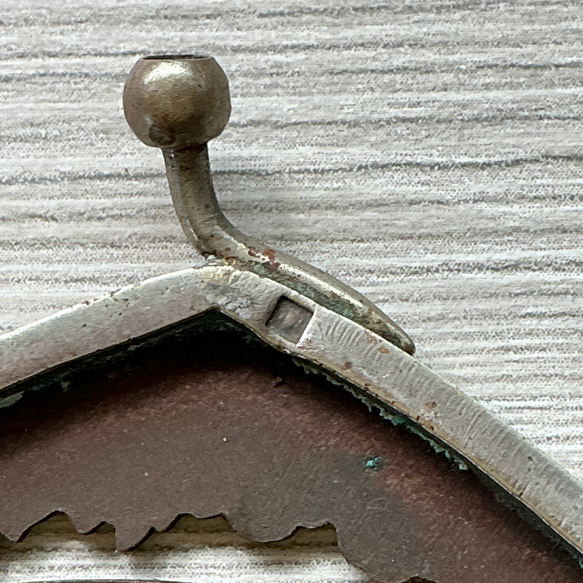 Antique French Enameled Metal Snap Purse Closure - Rita Okrent Collection (AA584)