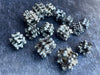 Group of 14 Old Mixed Granulated Yemenite Silver Berry Beads  - Rita Okrent Collection (ANT521)