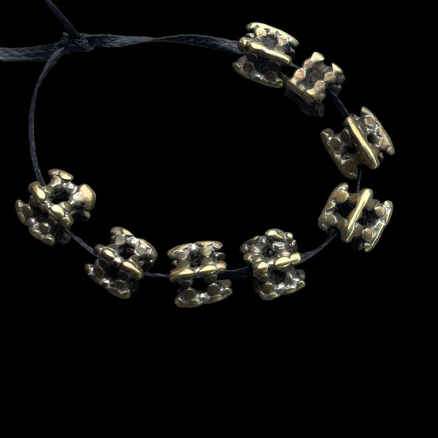 Short Strands of Granulated Yemenite Silver Berry Beads  - Rita Okrent Collection (ANT522)