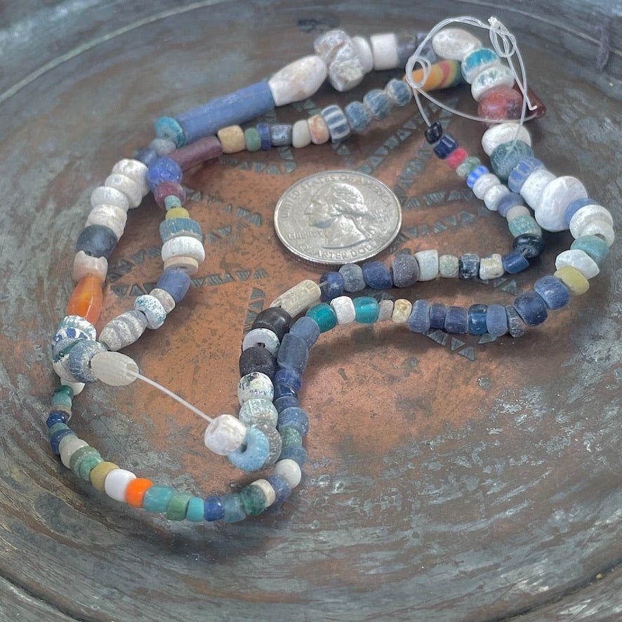 Special Strands of Multicolor Mixed Size Indo-Pacific - Nila Beads - Rita Okrent Collection (AT0146s)
