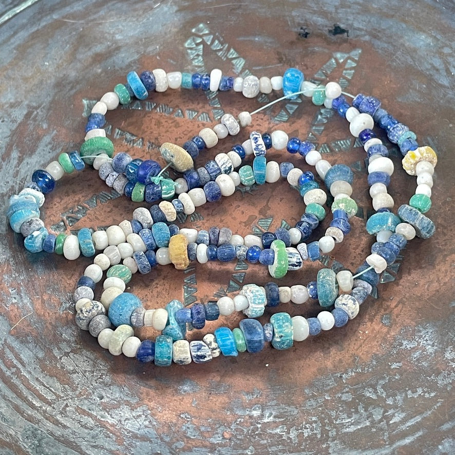 Special Strands of Multicolor Mixed Size Indo-Pacific - Nila Beads - Rita Okrent Collection (AT0146s)