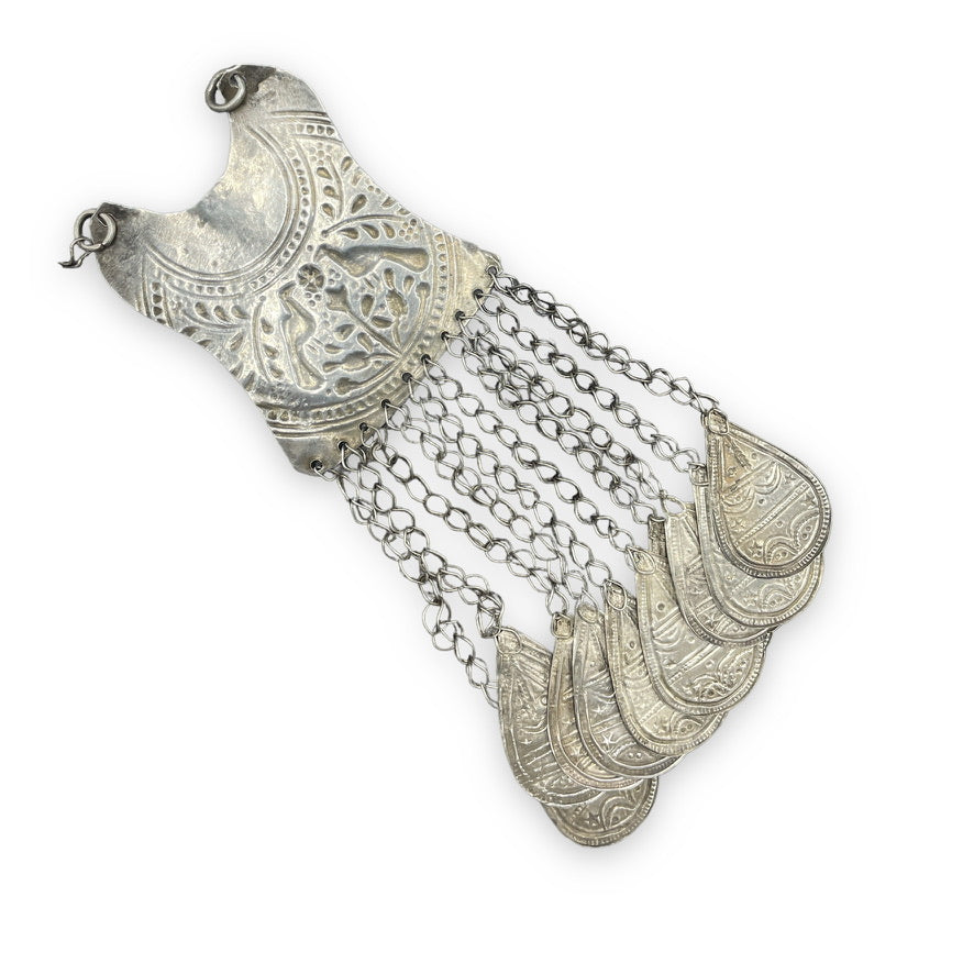 Silver Peacock Pendant from Near the Red Sea - Rita Okrent Collection (P709)