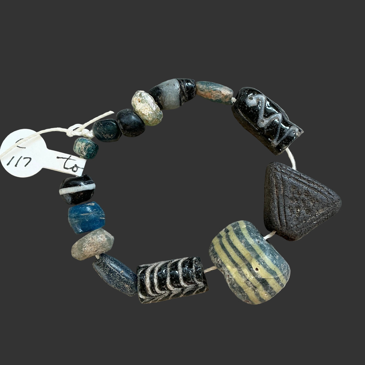 Collection of Ancient Glass Beads from the Middle East - Rita Okrent Collection (C117a)