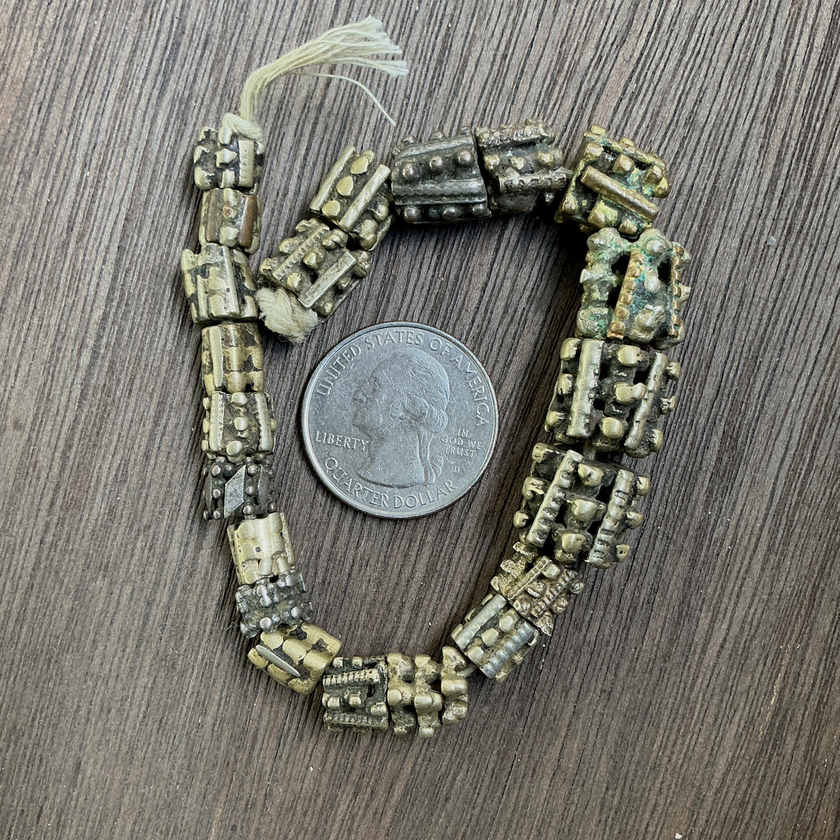 Choice of Strands of 21 Mixed Vintage Yemeni Granulated Berry Beads - Rita Okrent Collection (ANT637)