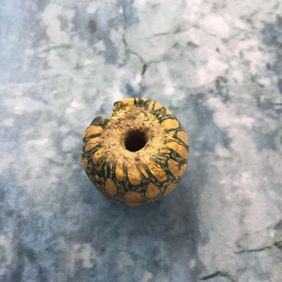 Very Large Ancient Javanese Jatim Bead, Heavily Damaged Condition - Rita Okrent Collection (AG334)
