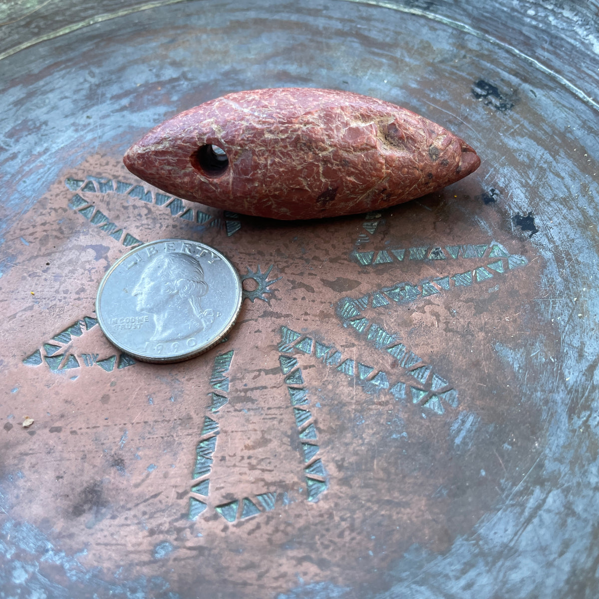 Ancient Stone Pendant from West Africa - Rita Okrent Collection (S537)