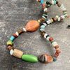 Antique and Ancient Mixed Faience, Glass and Stone Bead Strand, Egypt  - Rita Okrent Collection (C318b)
