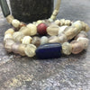 Antique Mix of Dutch and European Glass Beads, with Purple Faceted Beads - Rita Okrent Collection (ANT307h)