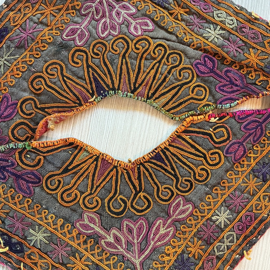 Antique Embroidered Baby Bodice, Afghanistan - Rita Okrent Collection (AA581)