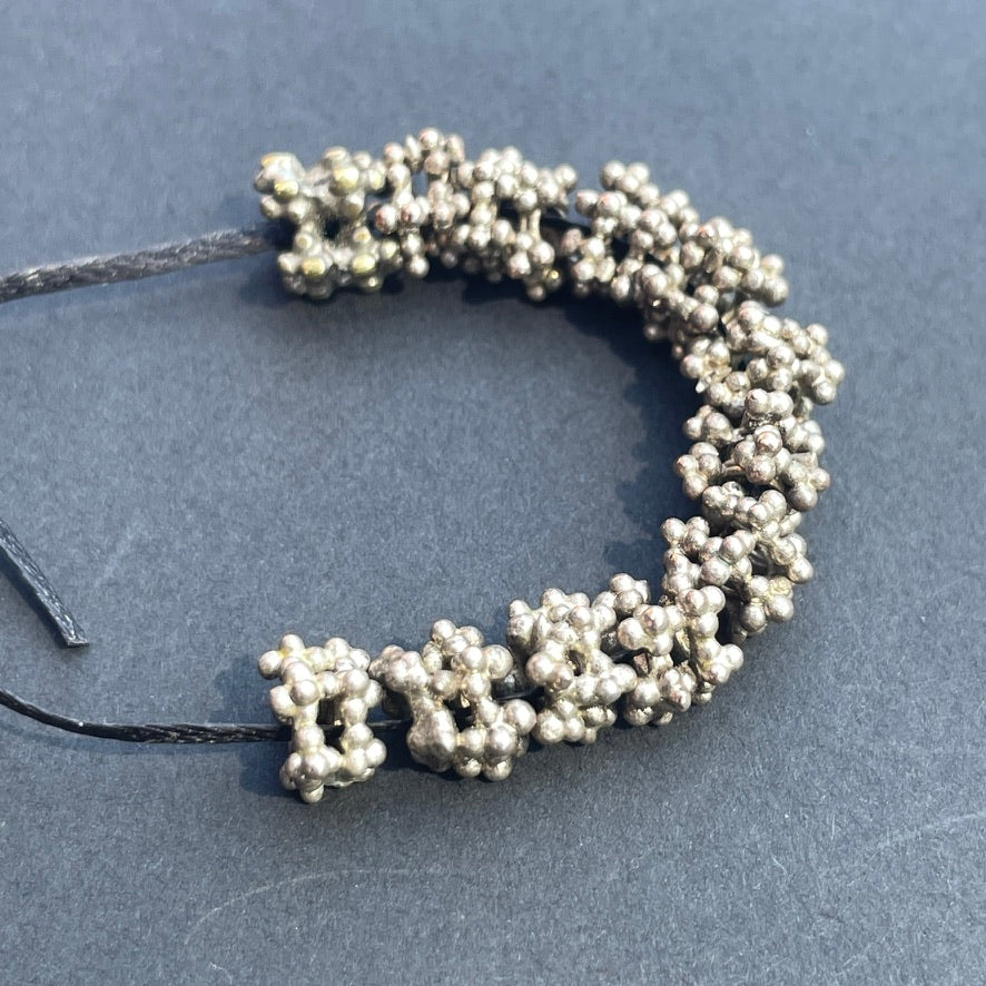 Short Strands of Granulated Yemenite Silver Berry Beads  - Rita Okrent Collection (ANT522)