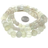 Translucent and White Mixed Old European Glass Beads, Strand, West Africa - Rita Okrent Collection (AT01806)