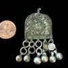 Small Antique Silver Pendant from Yemen with Dangles - Rita Okrent Collection (P846)