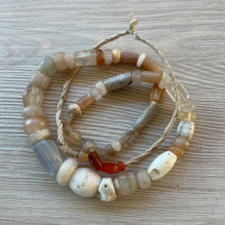 Choice of Antique Rock Crystal and Stone Bead Strands from West Africa - Rita Okrent Collection (S563)