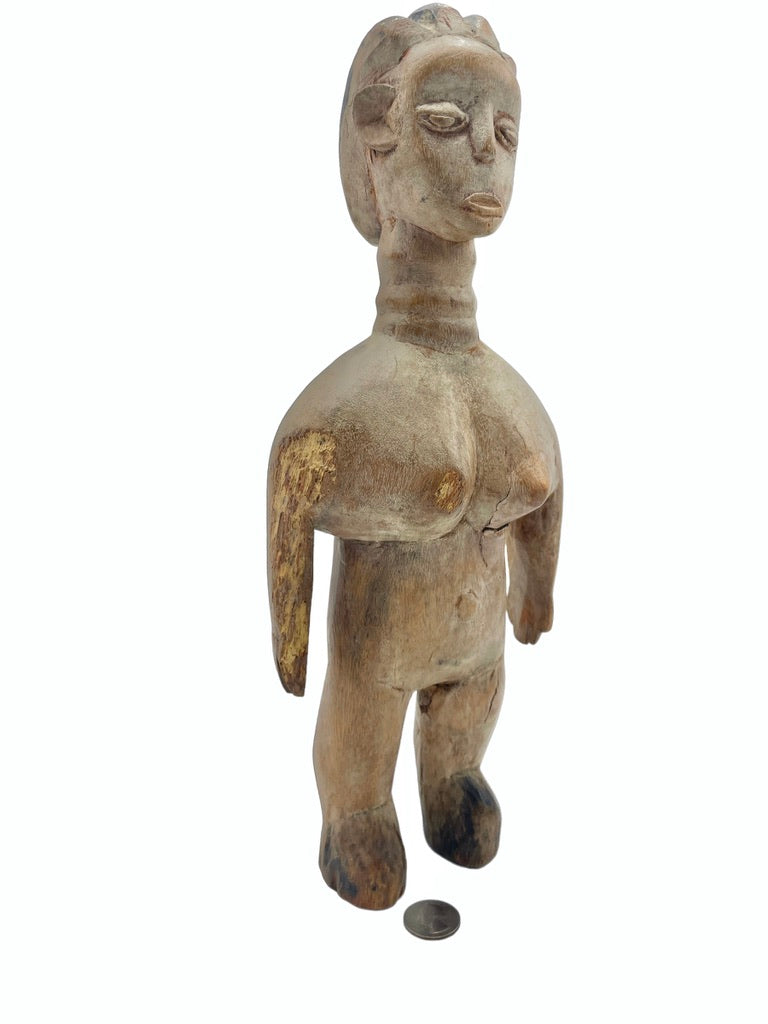 Tall, Feminine, African Ewe Doll, Togo or Ghana - Rita Okrent Collection (AA220)