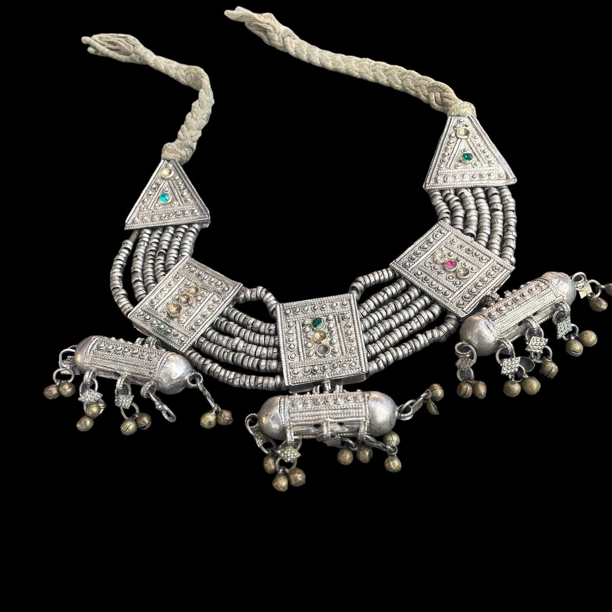 Vintage Rural Yemeni Lazim Dowry Wedding Necklace - Rita Okrent Collection (C780)