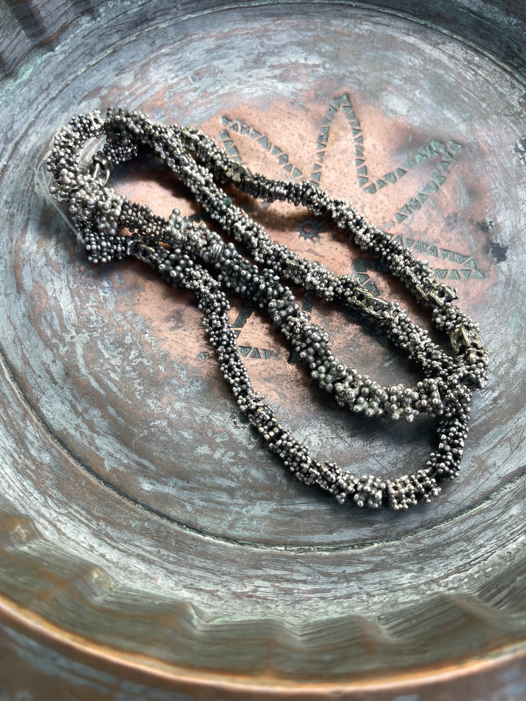 Short Strands of Granulated Yemenite Silver Berry Beads  - Rita Okrent Collection (ANT522)