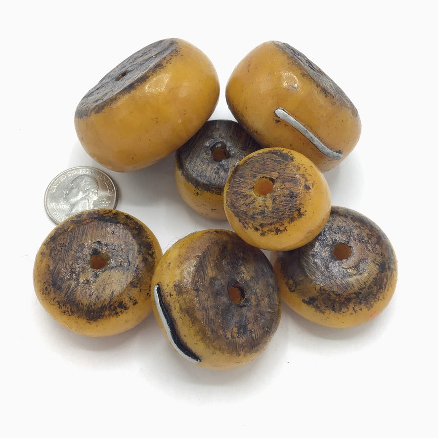 Berber Faux Amber Resin Beads, Morocco, Sold Individually - Rita Okrent  Collection (NP038i) - Rita Okrent Collection