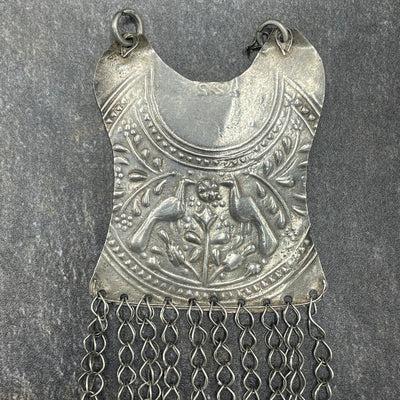 Silver Peacock Pendant from Near the Red Sea - Rita Okrent Collection (P709)