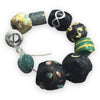 Short Strand of 9 Mixed Antique and Ancient Glass Beads - Rita Okrent Collection (ANT441b)