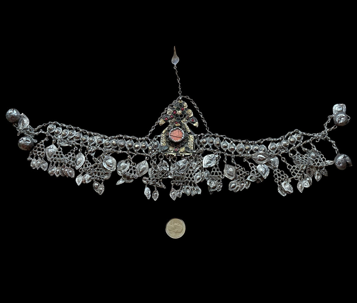Uzbek or Tajik Bridal Headdress Ornament - Rita Okrent Collection (C964)