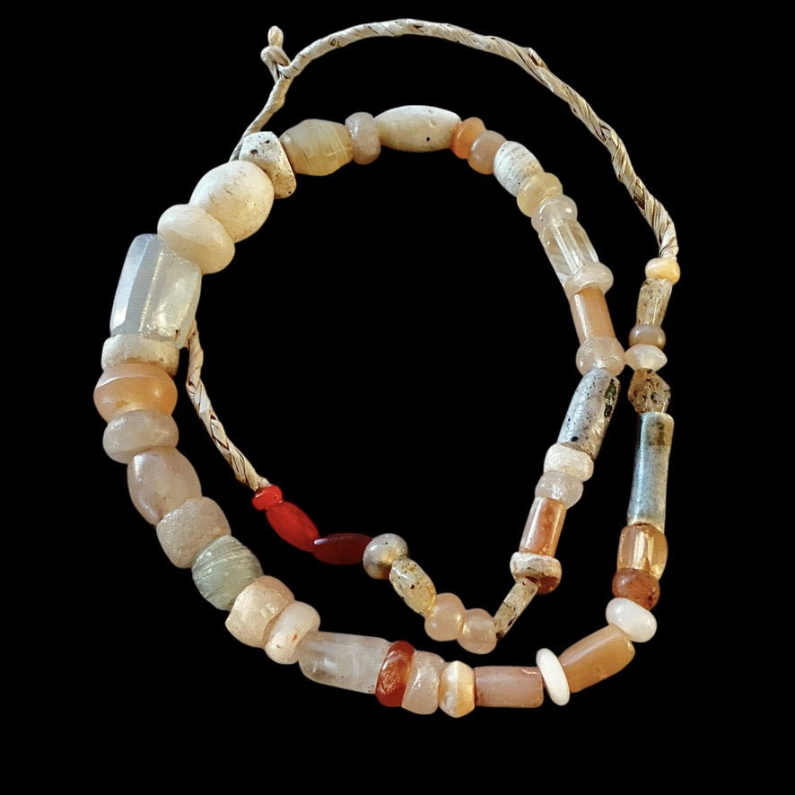Choice of Antique Rock Crystal and Stone Bead Strands from West Africa - Rita Okrent Collection (S563)