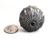 Large Antique Yemeni Silver Globe Bead with Maker's Stamp - Rita Okrent Collection (ANT683)
