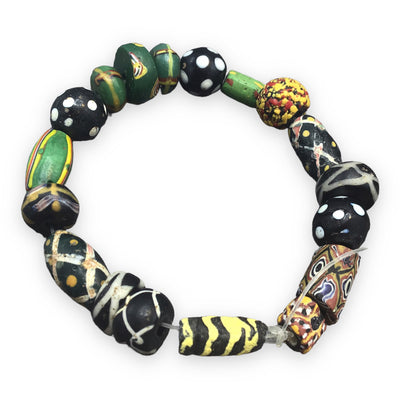 Strand of 18 Mixed and Matched Antique Venetian Glass Beads from the African Trade - Rita Okrent Collection (AT01729)