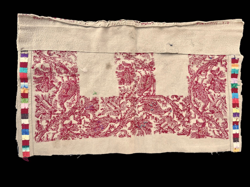 Vintage Traditional Embroidered Bedouin Textile Fabric Piece - Rita Okrent Collection (AA284)