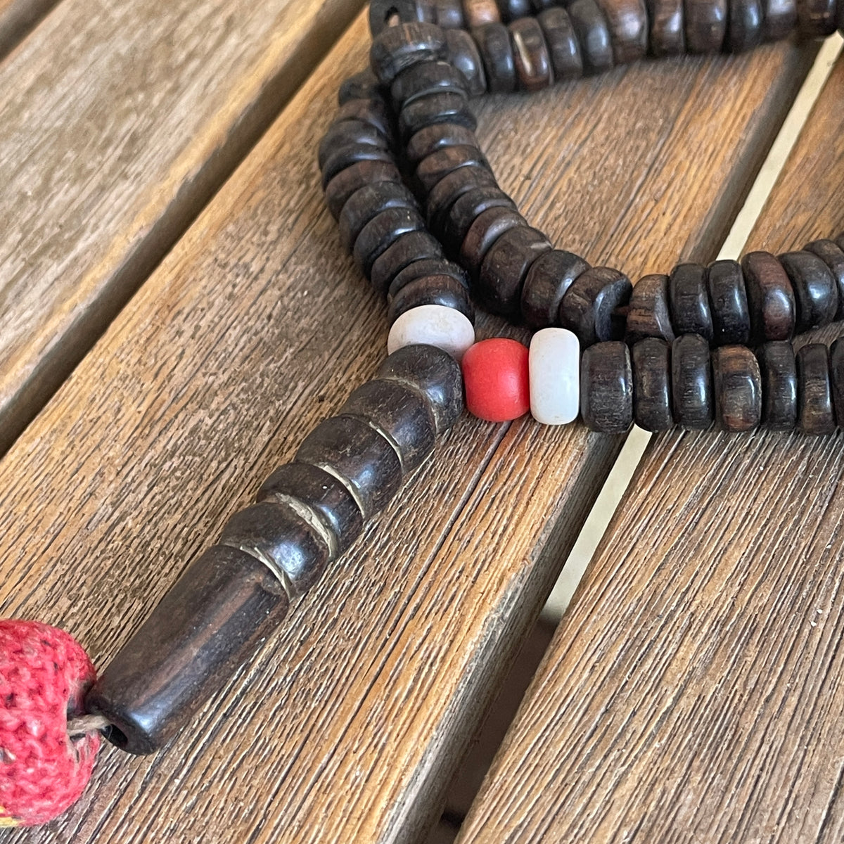 Strand of Ebony Rosary Tesbih Prayer Beads - Worry Beads from Mauritania - Rita Okrent Collection (ANT351)