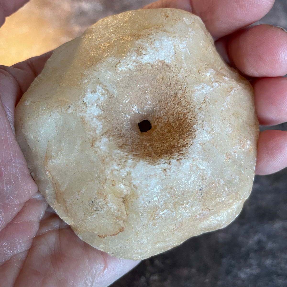 Neolithic Lemon Quartz Citrine Stone Beads from the Sahara, Multiple Sizes - Rita Okrent Collection (S422)