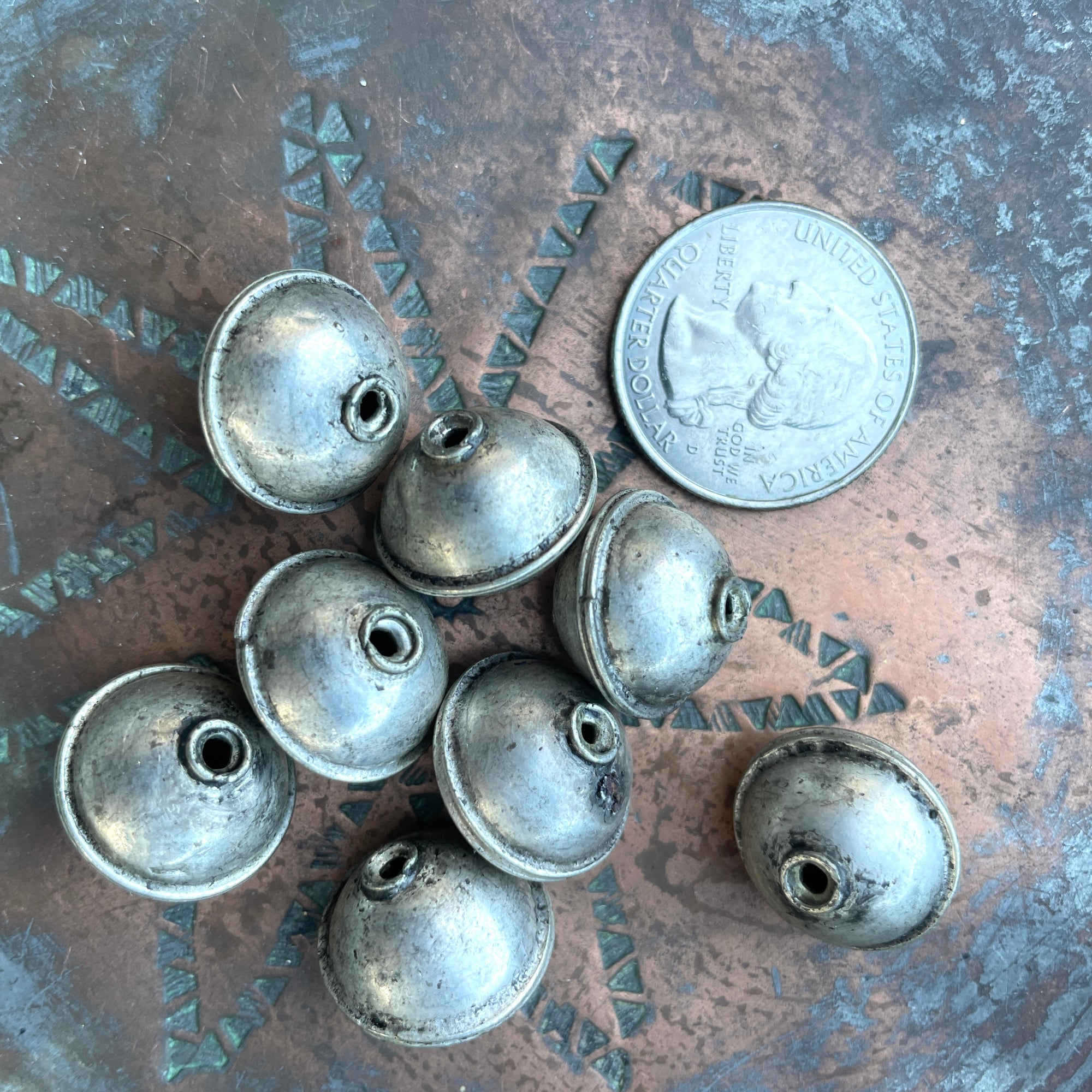 Antique Indian Metal Container - Berbere Imports