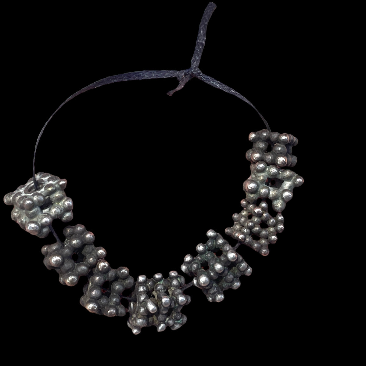 Short Strands of Granulated Yemenite Silver Berry Beads  - Rita Okrent Collection (ANT522)