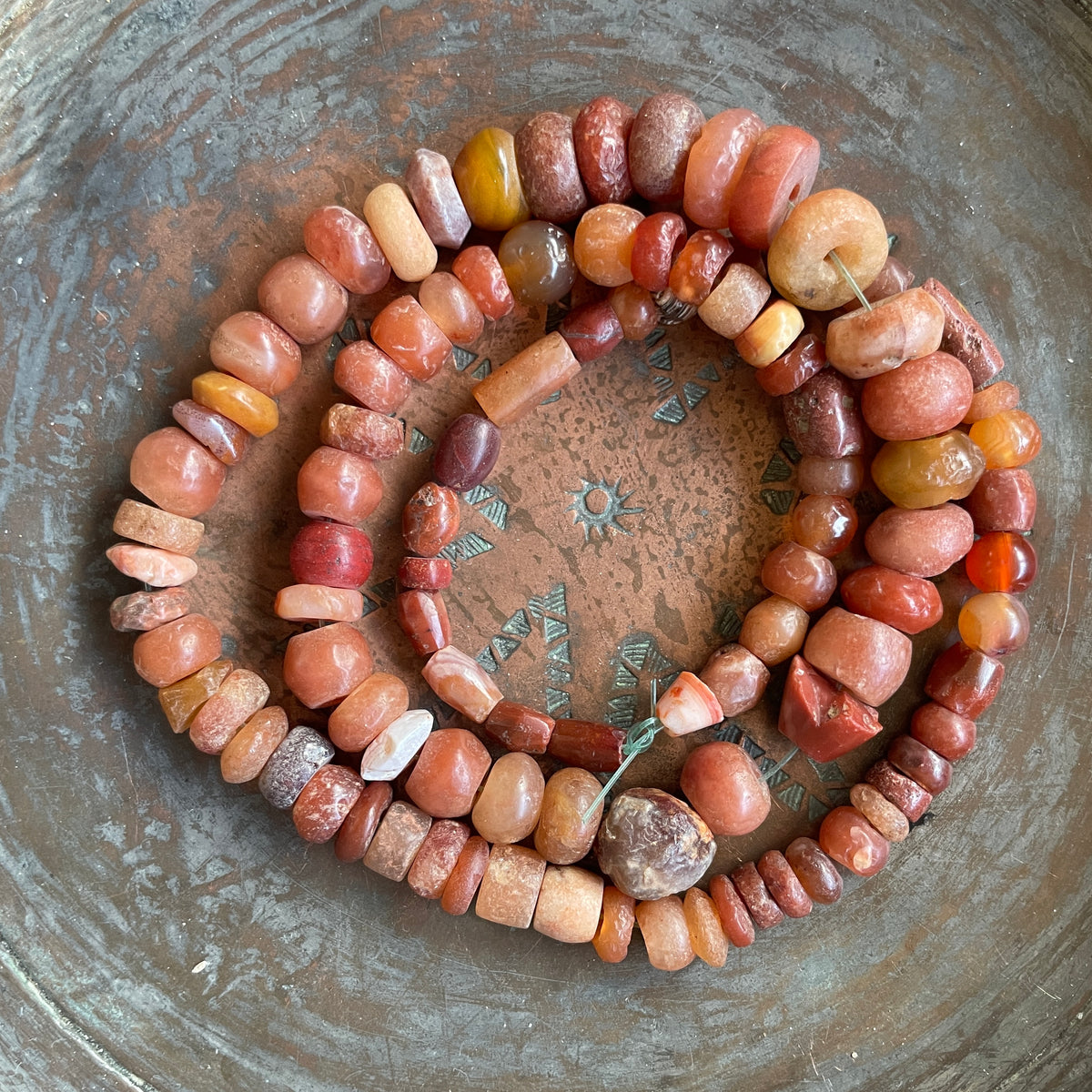 Ancient and Antique Carnelian Beads from the West African Trade - Rita Okrent Collection (S675)